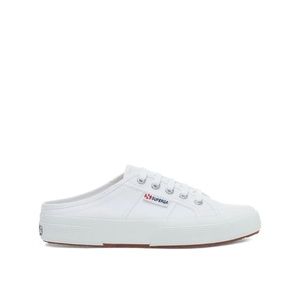 White Superga slip on sneakers